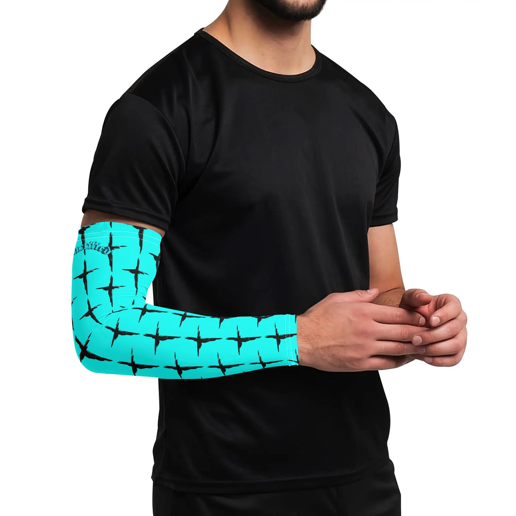 TAKE UP YOUR CROSS- A Pair Cooling Arm Sleeves Arm Cover for UV Sun Protection Gifts, FREE SHIPPING