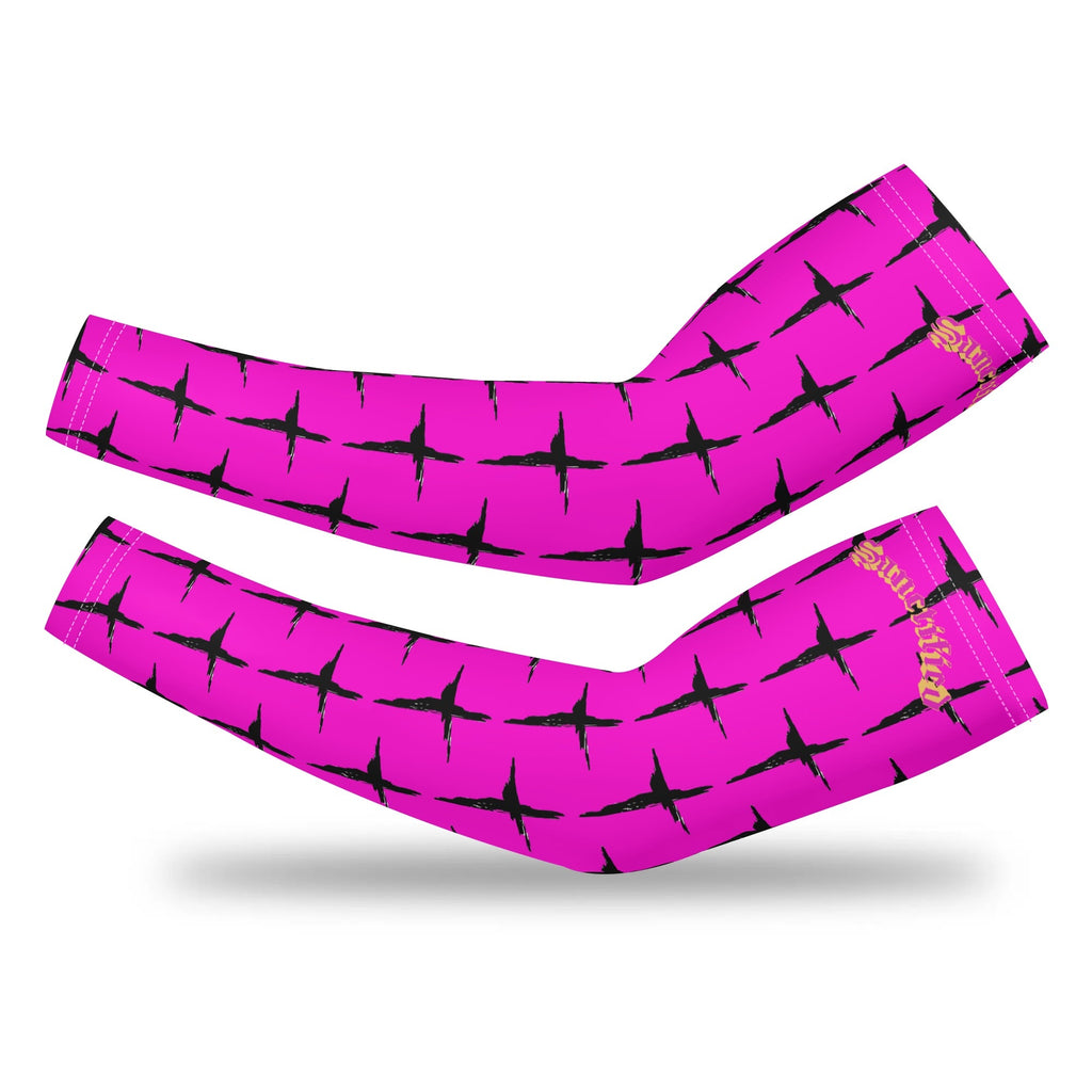 TAKE UP YOUR CROSS- A Pair Cooling Arm Sleeves Arm Cover for UV Sun Protection Gifts, FREE SHIPPING