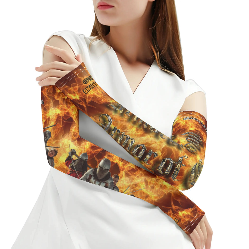 ARMOR OF GOD- A Pair Cooling Arm Sleeves Arm Cover for UV Sun Protection Gifts, FREE SHIPPING