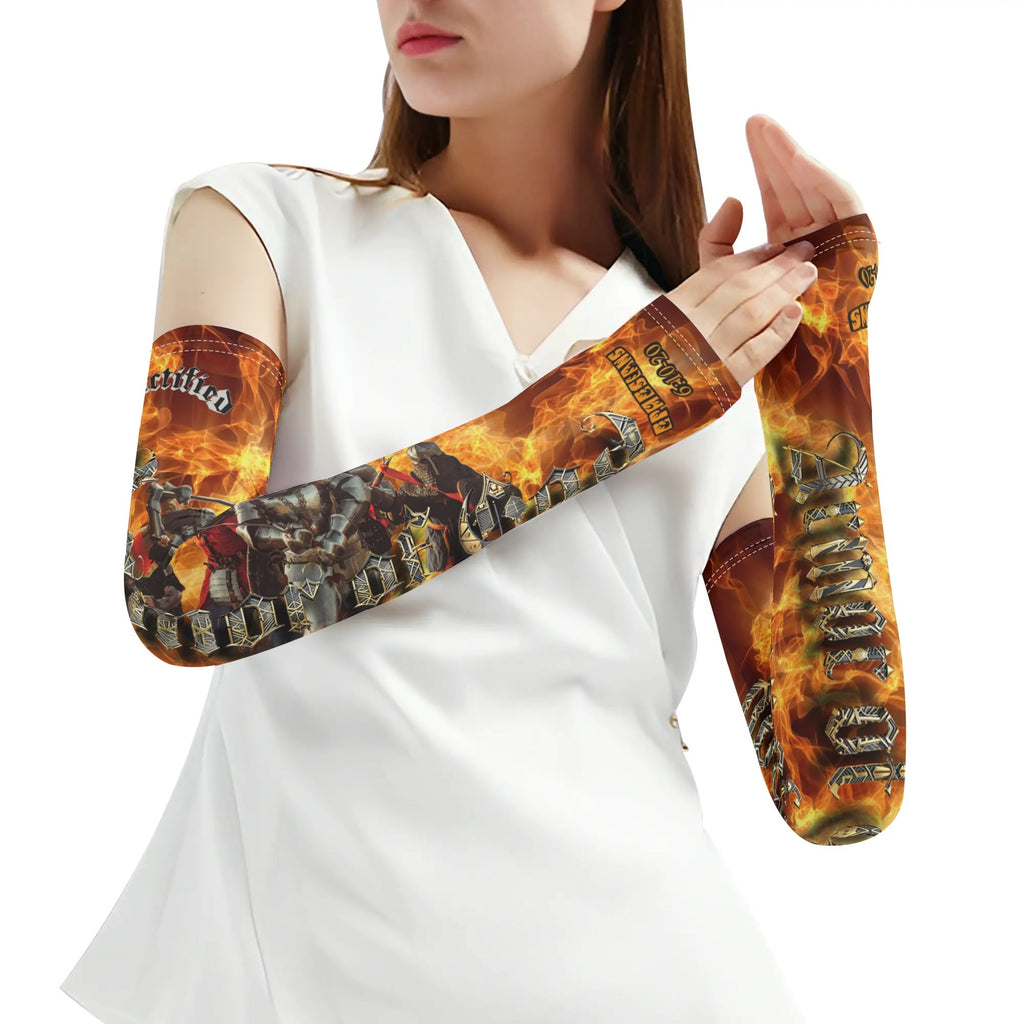 ARMOR OF GOD- A Pair Cooling Arm Sleeves Arm Cover for UV Sun Protection Gifts, FREE SHIPPING