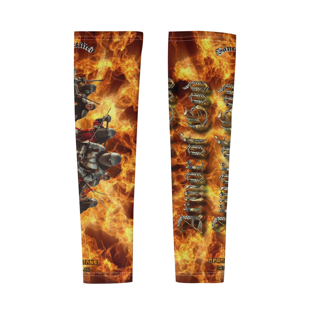 ARMOR OF GOD- A Pair Cooling Arm Sleeves Arm Cover for UV Sun Protection Gifts, FREE SHIPPING