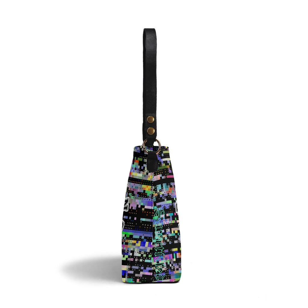 SPIRITUAL WARFARE- Womens PU Bucket Bag Shoulder Bag, FREE SHIPPING