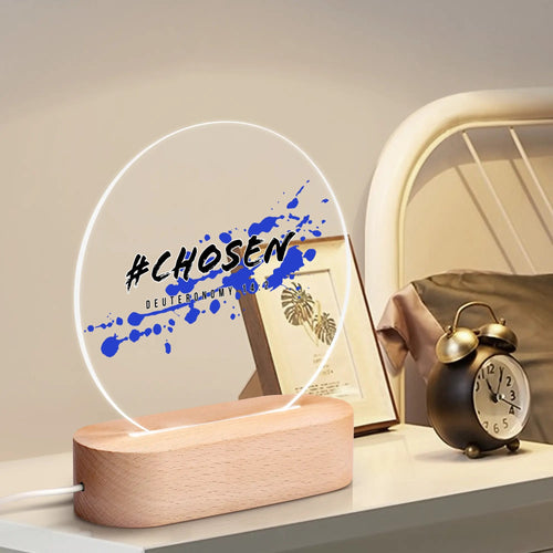 #CHOSEN-  Acrylic Round Lamp Night Light Home Decor, FREE SHIPPING