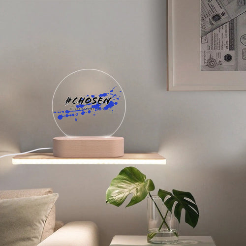 #CHOSEN-  Acrylic Round Lamp Night Light Home Decor, FREE SHIPPING