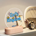 GODS KINGDOM-  Acrylic Round Lamp Night Light Home Decor, FREE SHIPPING