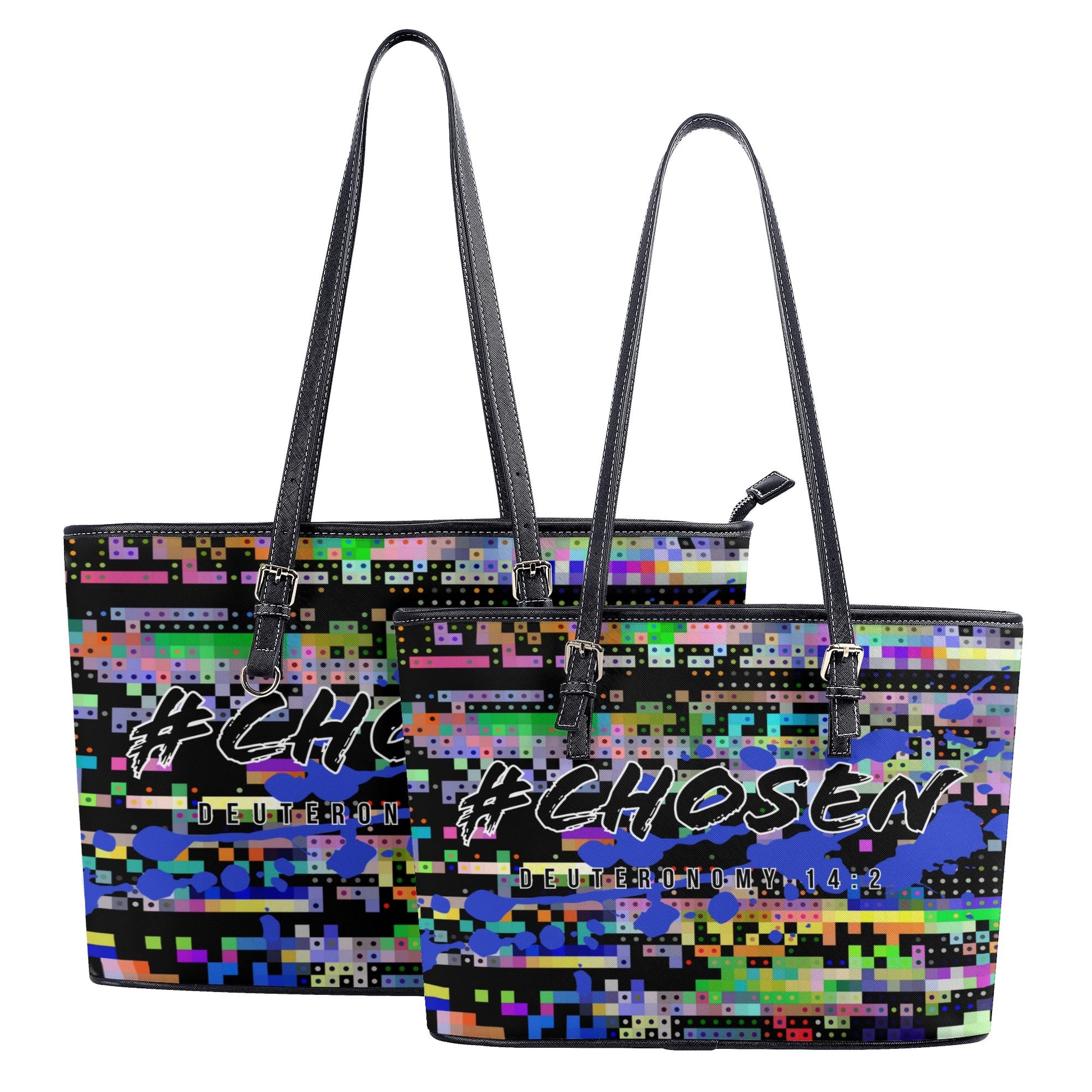 #CHOSEN- PU Leather Tote Bag, FREE SHIPPING