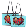 LOVE NEVER FAILS- PU Leather Tote Bag, FREE SHIPPING