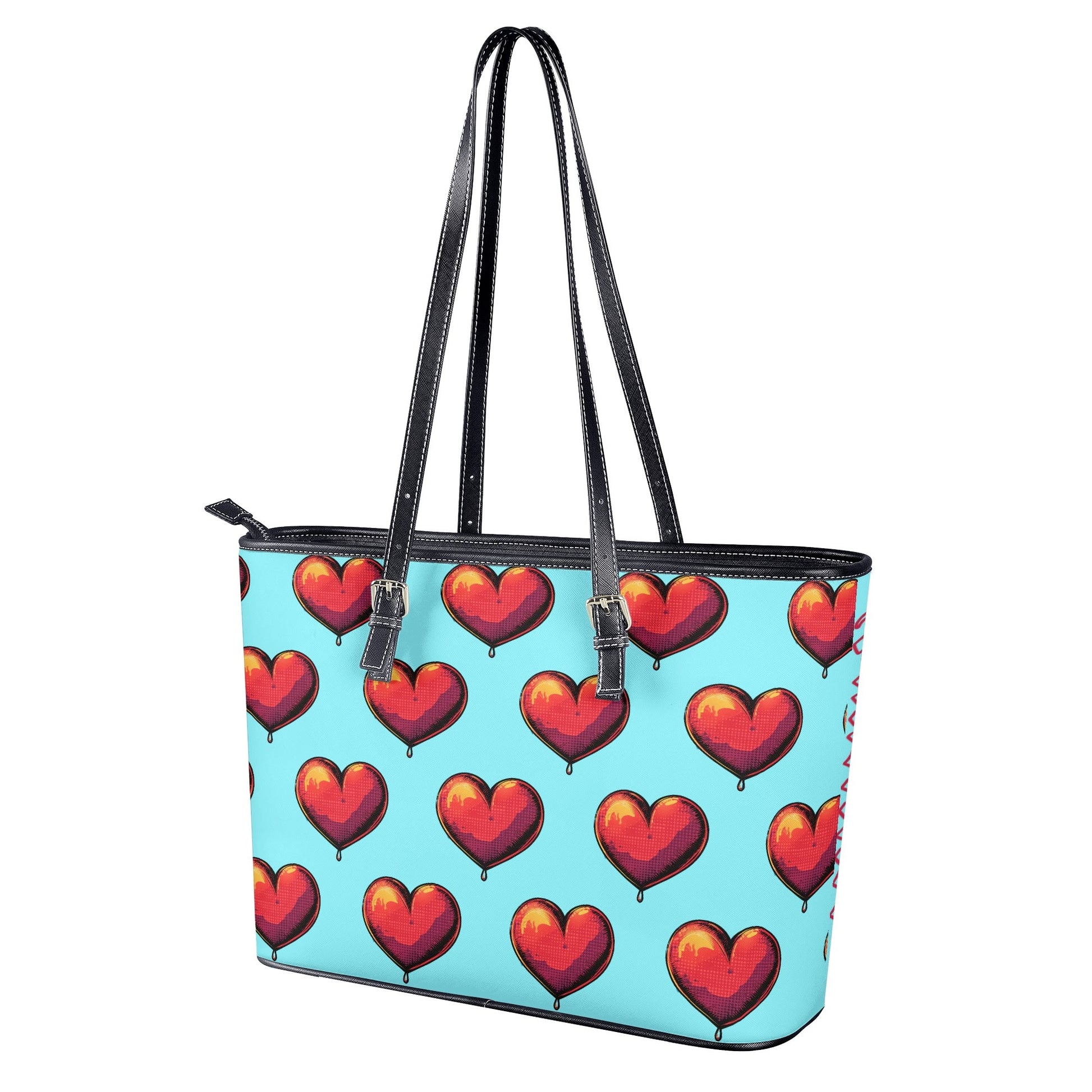 LOVE NEVER FAILS- PU Leather Tote Bag, FREE SHIPPING