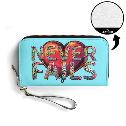 LOVE NEVER FAILS- Upgraded 2.0 PU Leather Wallet, FREE SHIPPING