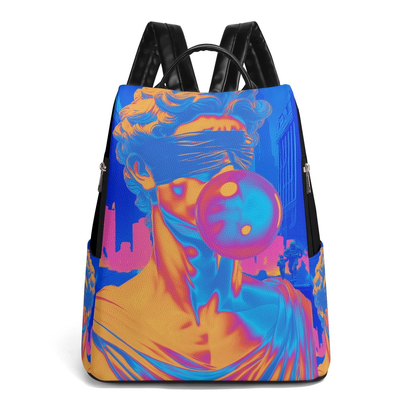 AMAZING GRACE- New Travel PU Daypack Anti-theft Backpack