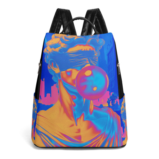 AMAZING GRACE- New Travel PU Daypack Anti-theft Backpack