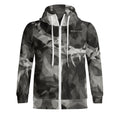 CROWN OF THORNS- Adult Full Zip Turtleneck Hoodie Streetwear, Free Shipping