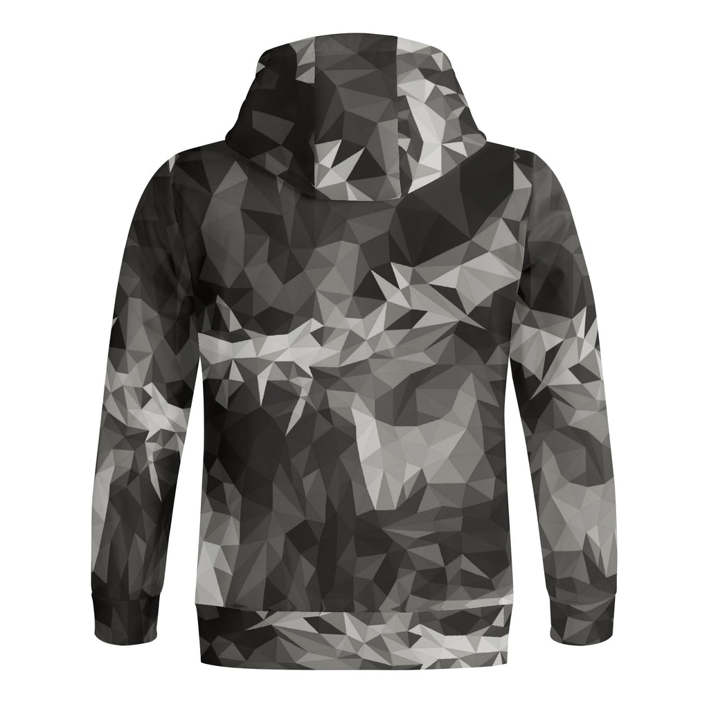 CROWN OF THORNS- Adult Full Zip Turtleneck Hoodie Streetwear, Free Shipping