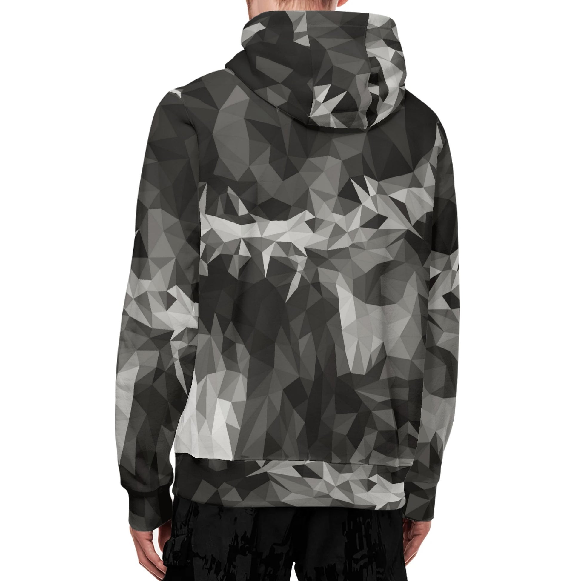 CROWN OF THORNS- Adult Full Zip Turtleneck Hoodie Streetwear, Free Shipping