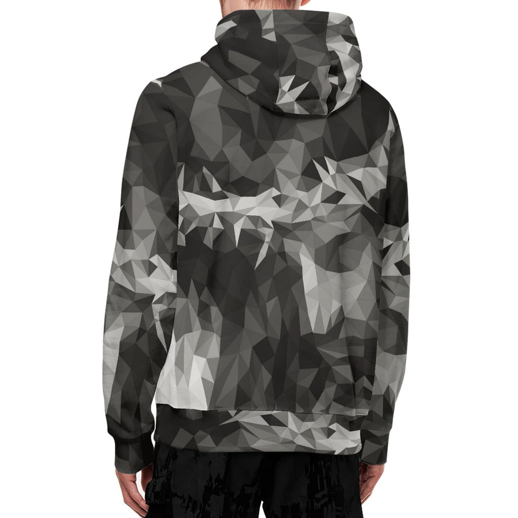 CROWN OF THORNS- Adult Full Zip Turtleneck Hoodie Streetwear, Free Shipping