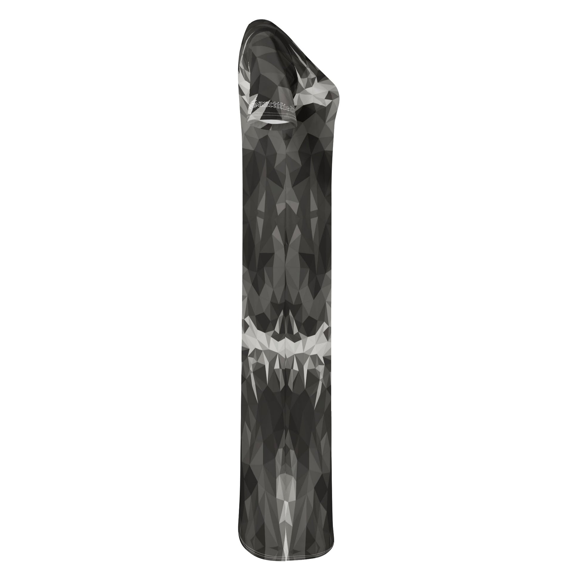CROWN OF THORNS- Womens Casual All Over Print T-shirt Long Dresses, FREE SHIPPING