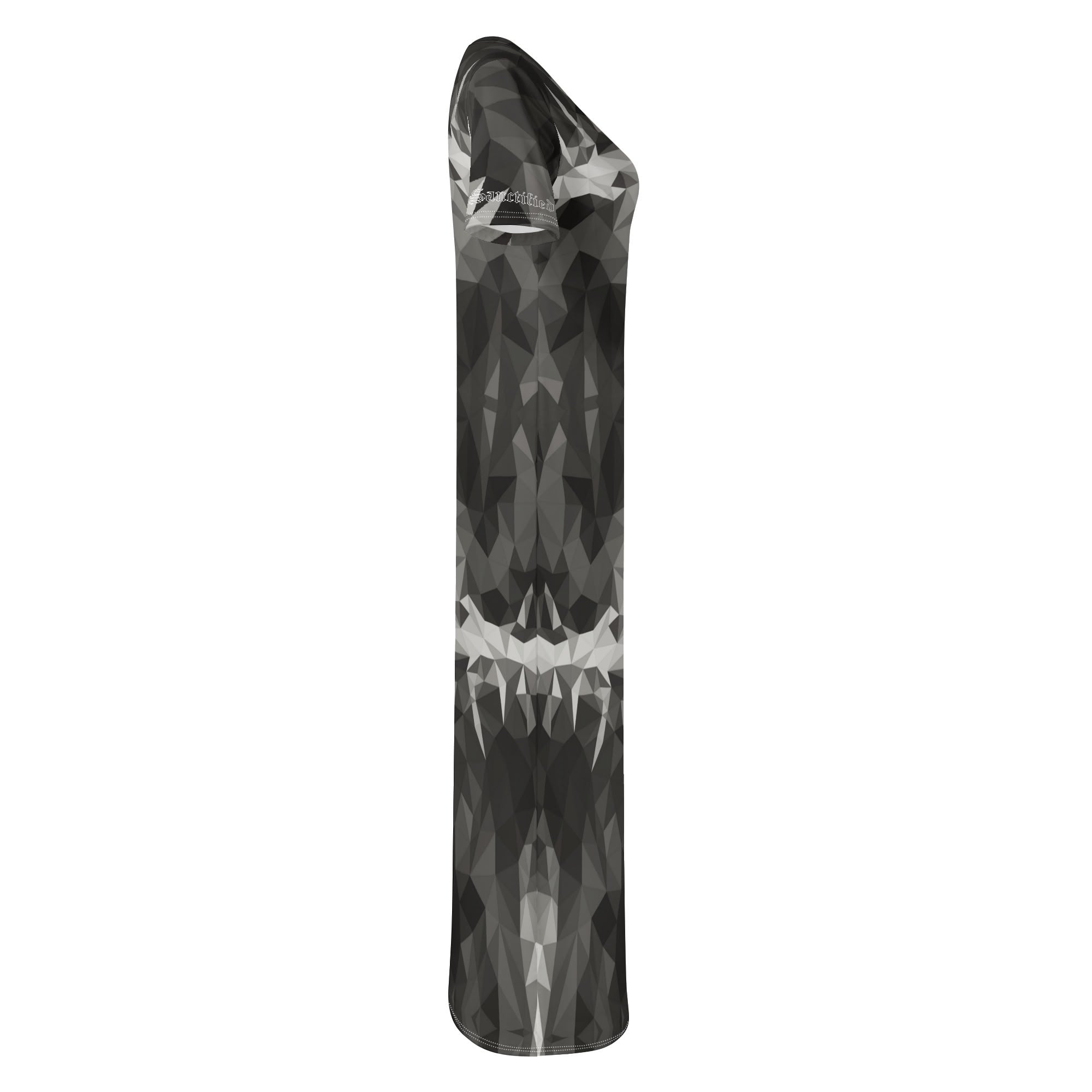 CROWN OF THORNS- Womens Casual All Over Print T-shirt Long Dresses, FREE SHIPPING