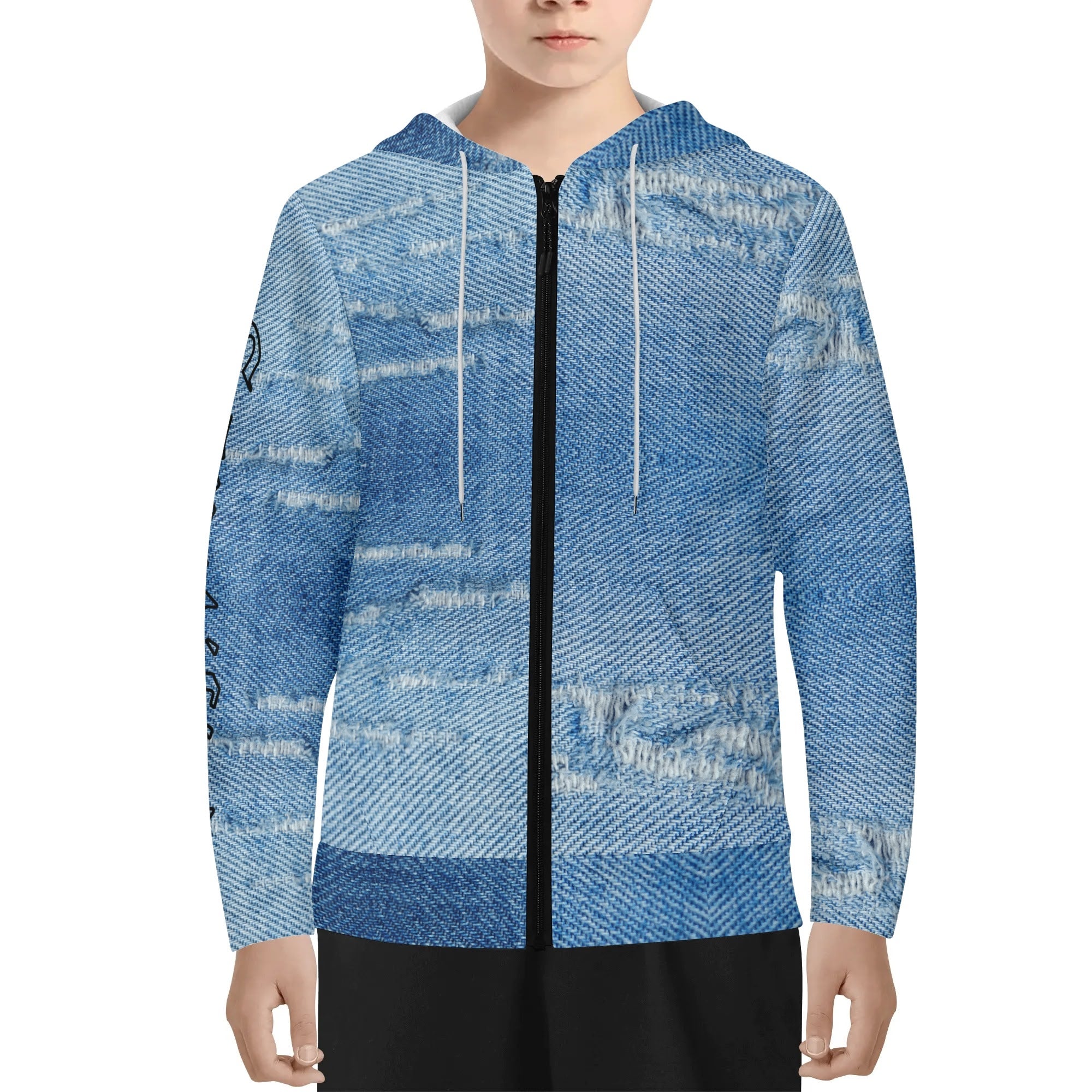 NO HOLDING BACK- Youth Lightweight Zipper Jumper Sweatshirt Hoodie, FREE SHIPPING