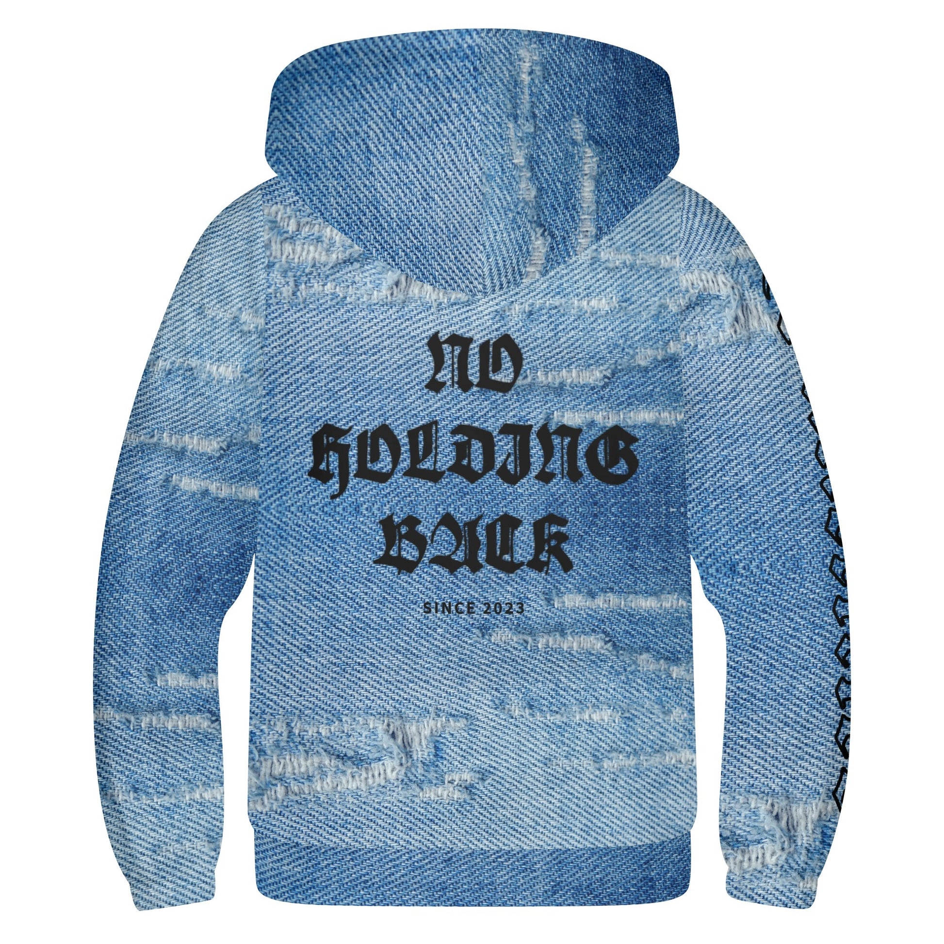 NO HOLDING BACK- Youth Lightweight Zipper Jumper Sweatshirt Hoodie, FREE SHIPPING