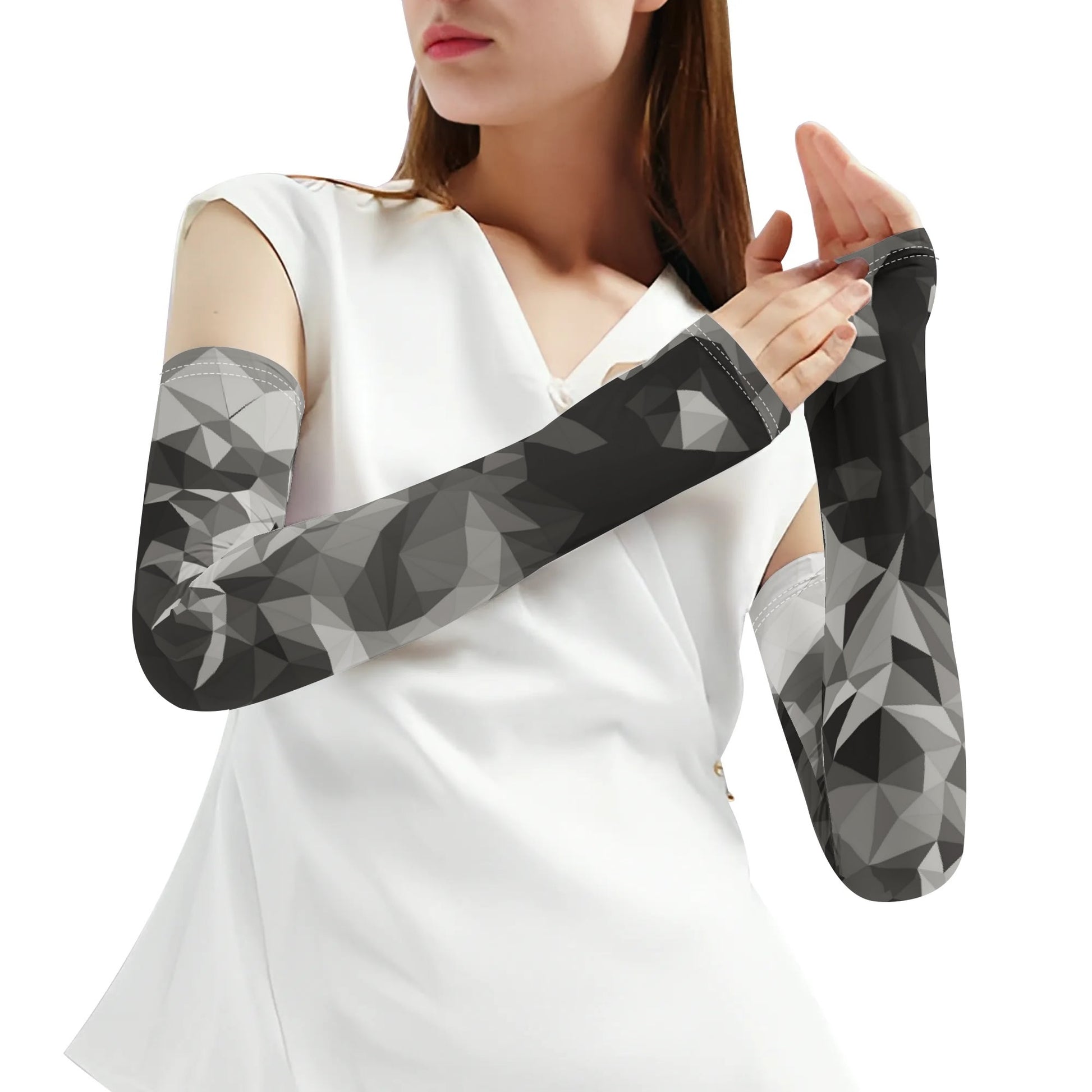 CROWN OF THORNS- A Pair Cooling Arm Sleeves Arm Cover for UV Sun Protection Gifts, FREE SHIPPING