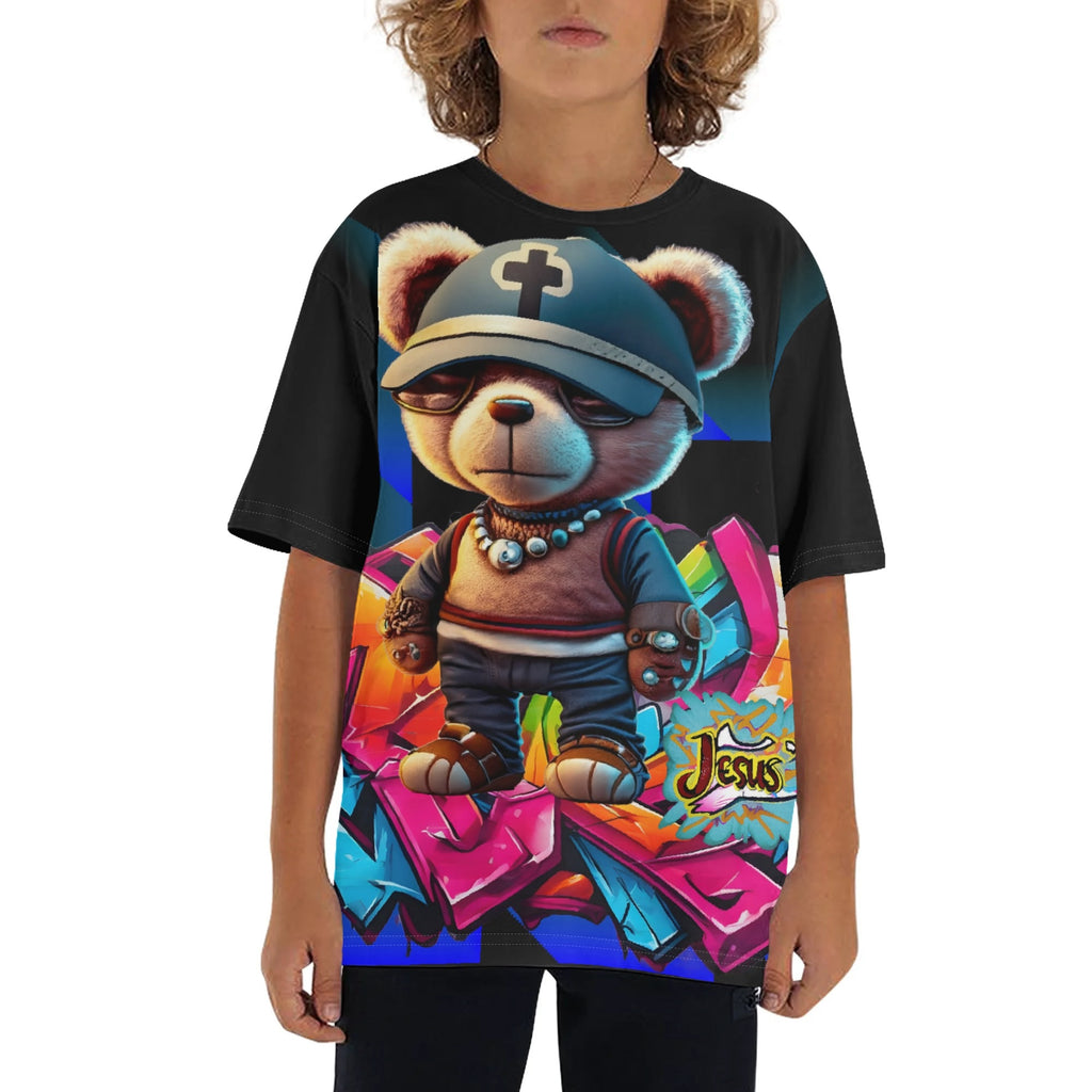 JESUS MY COMFORTER- Childrens Loose Fit Short Sleeve T-Shirt Pull on Tees, FREE SHIPPING