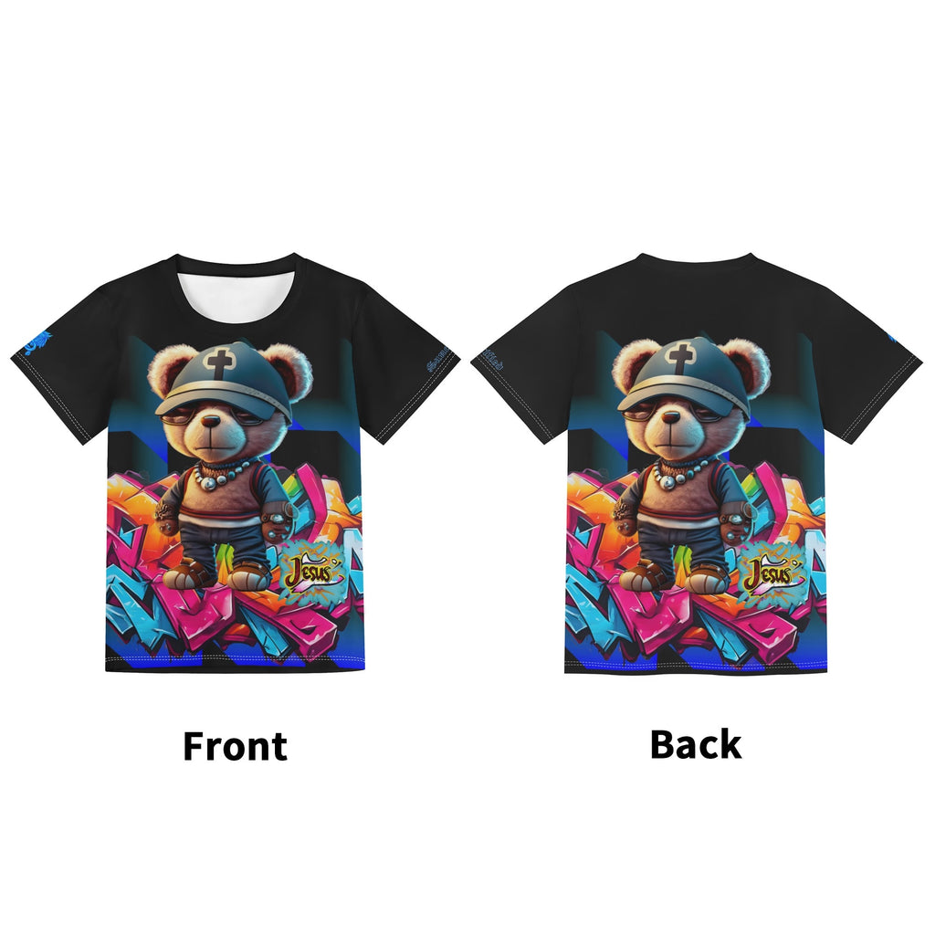 JESUS MY COMFORTER- Childrens Loose Fit Short Sleeve T-Shirt Pull on Tees, FREE SHIPPING