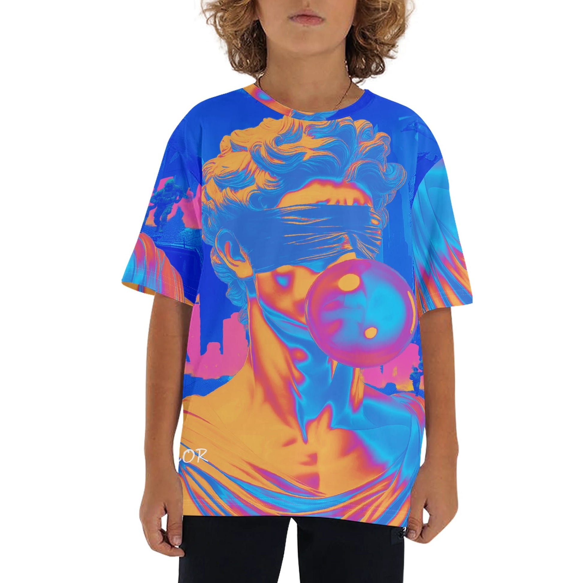 WALK BY FAITH- Childrens Loose Fit Short Sleeve T-Shirt Pull on Tees, FREE SHIPPING