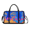 WALK BY FAITH- Personalized Leather Duffle Bag Foldable Travel Bag, FREE SHIPPING