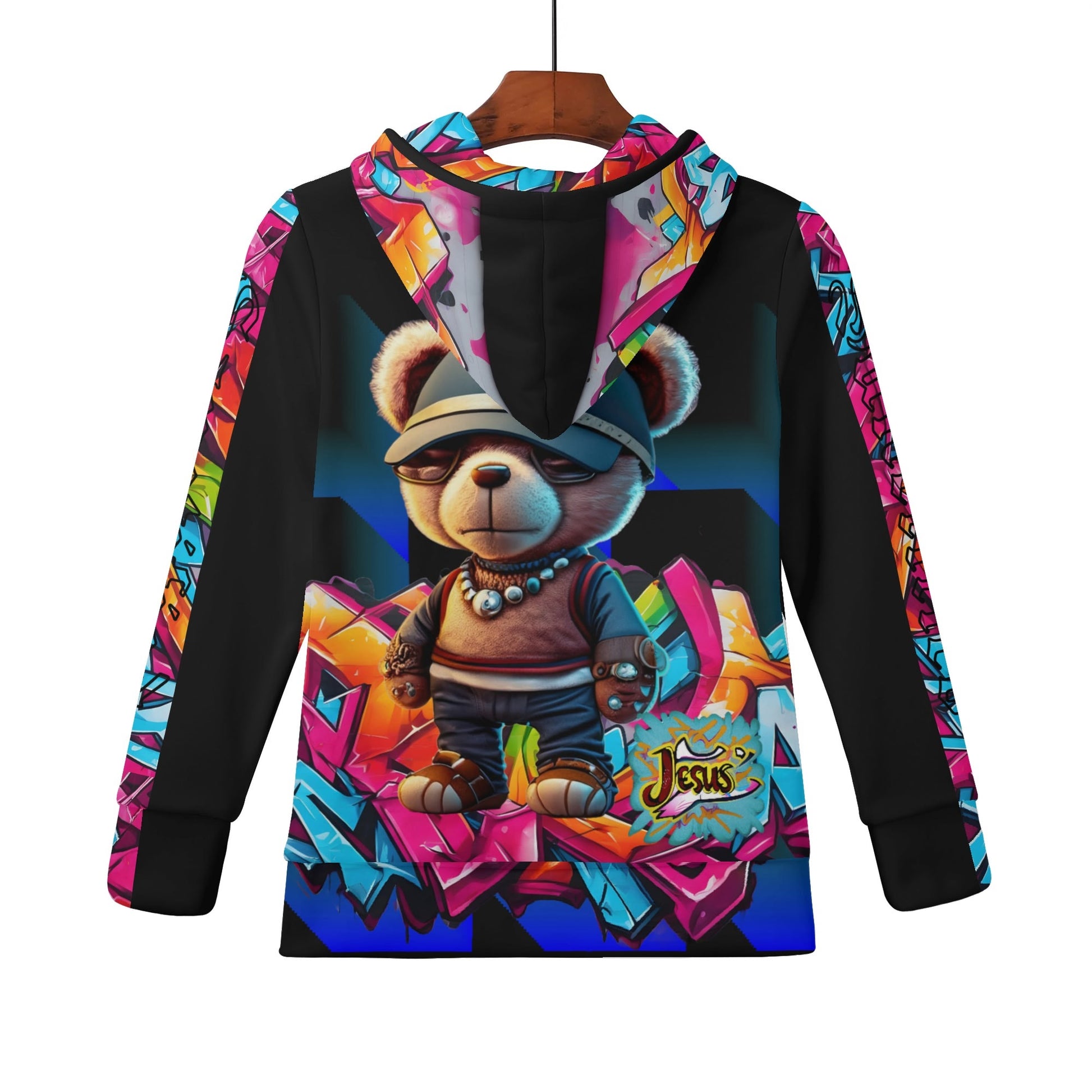 JESUS MY COMFORTER- Children All Over Print Warm Velvets Pair Of Hoodie, FREE SHIPPING