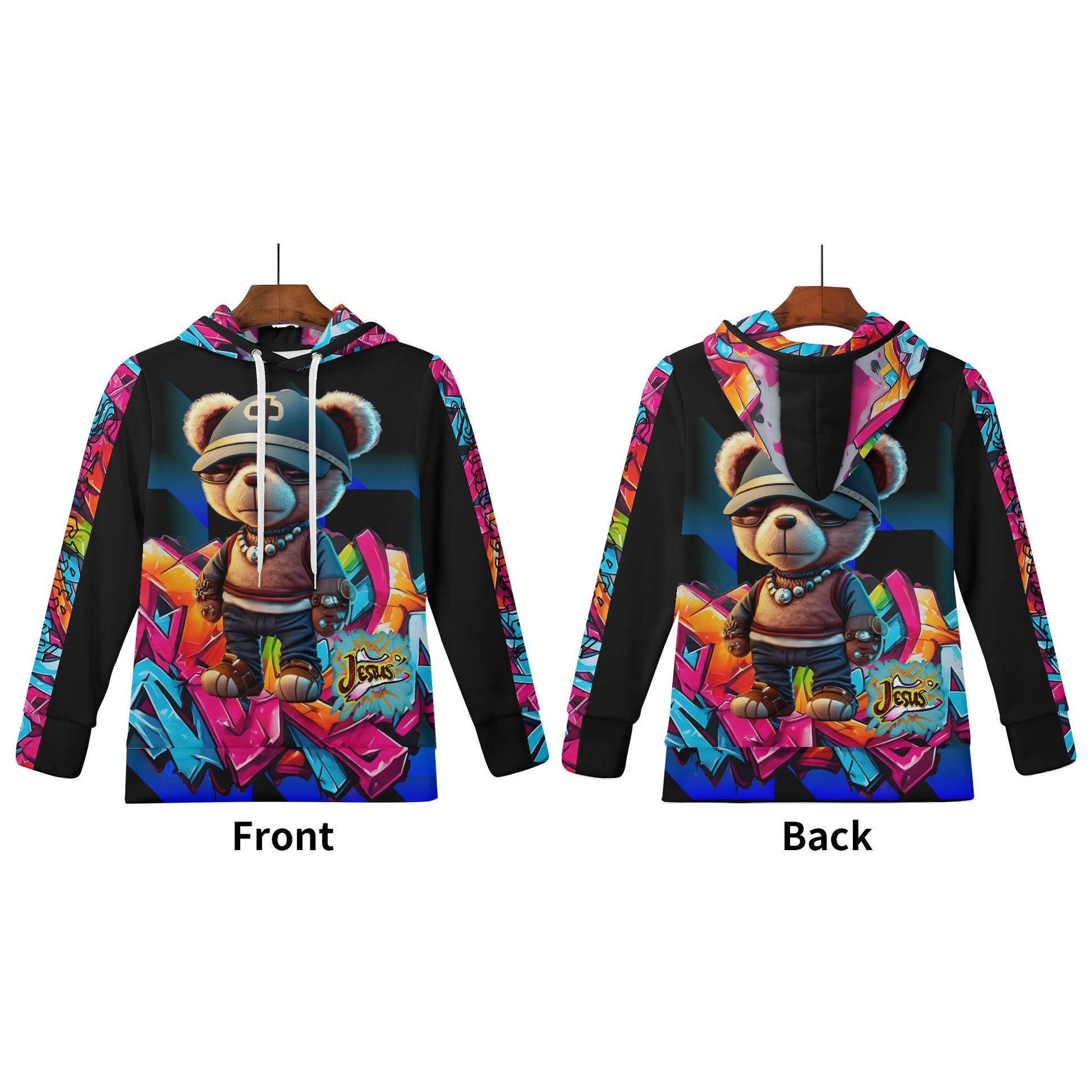 JESUS MY COMFORTER- Children All Over Print Warm Velvets Pair Of Hoodie, FREE SHIPPING