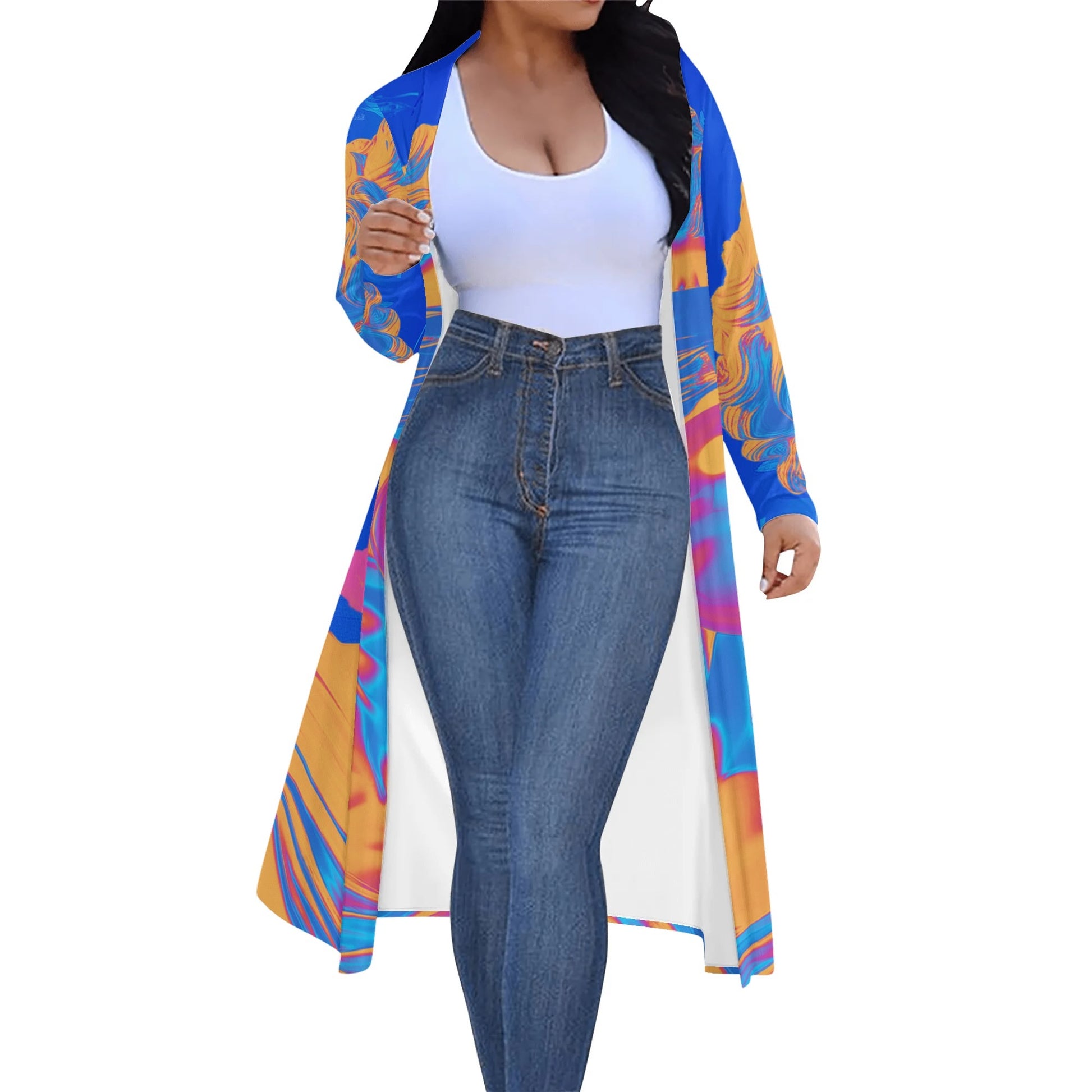 WALK BY FAITH- Womens Long Flowy Lightweight Kimono Cardigans, FREE SHIPPING