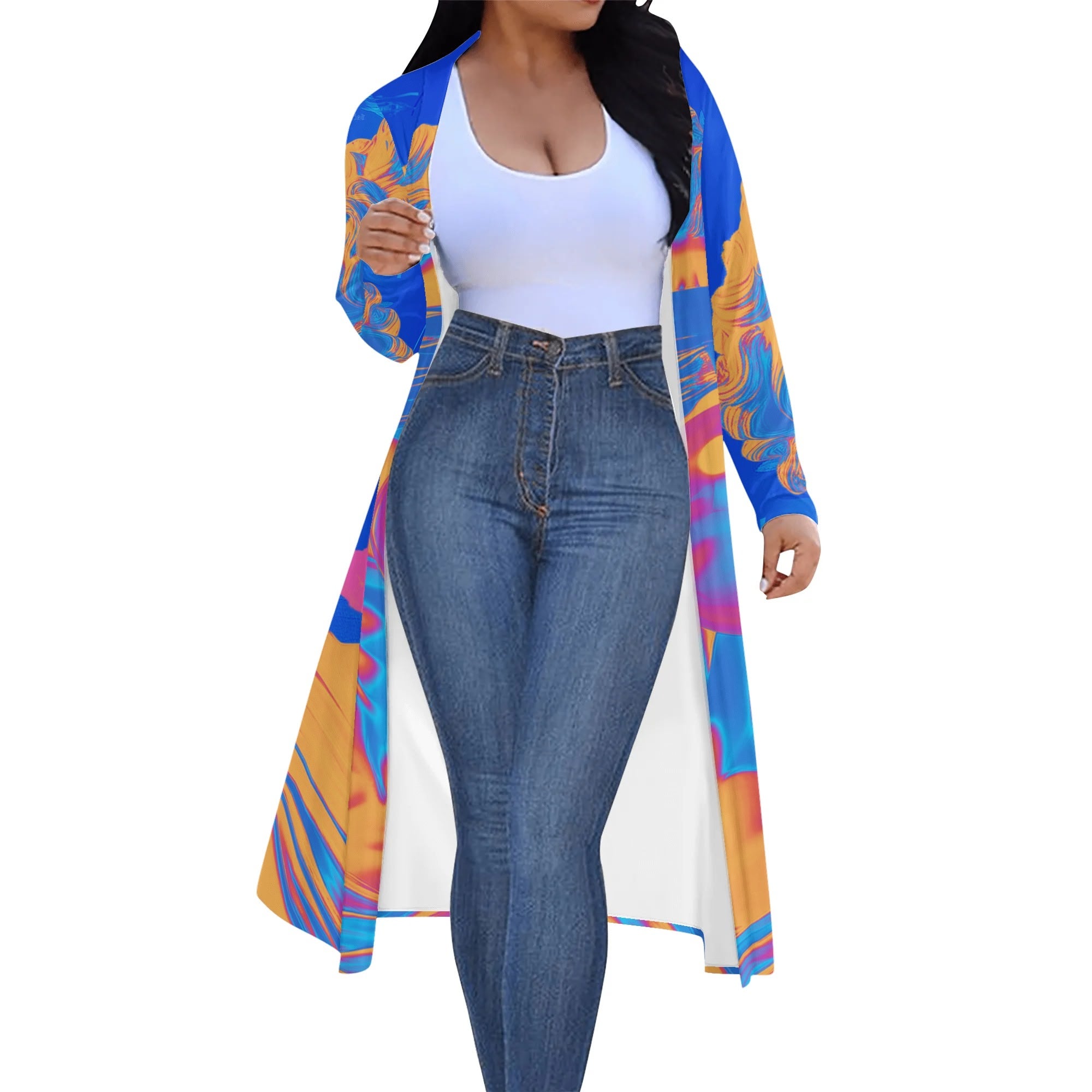 WALK BY FAITH- Womens Long Flowy Lightweight Kimono Cardigans, FREE SHIPPING