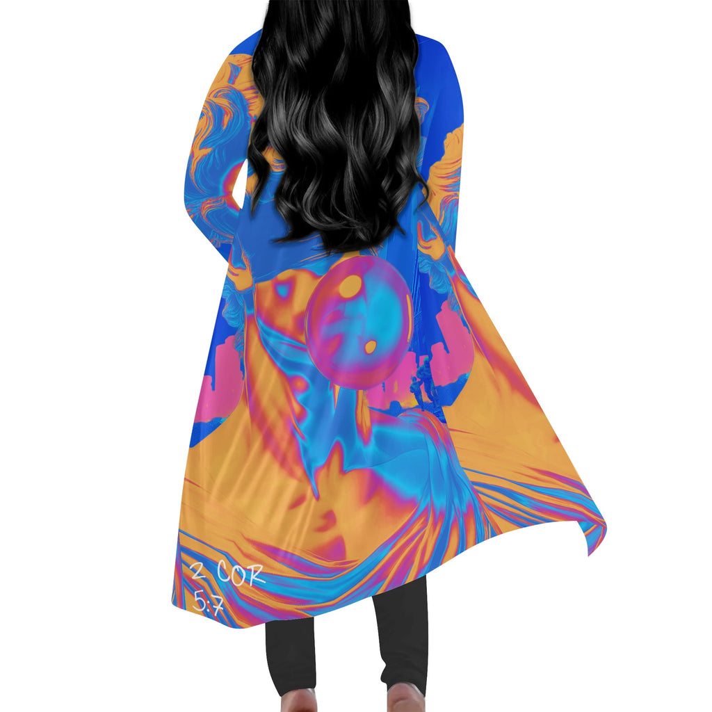 WALK BY FAITH- Womens Long Flowy Lightweight Kimono Cardigans, FREE SHIPPING