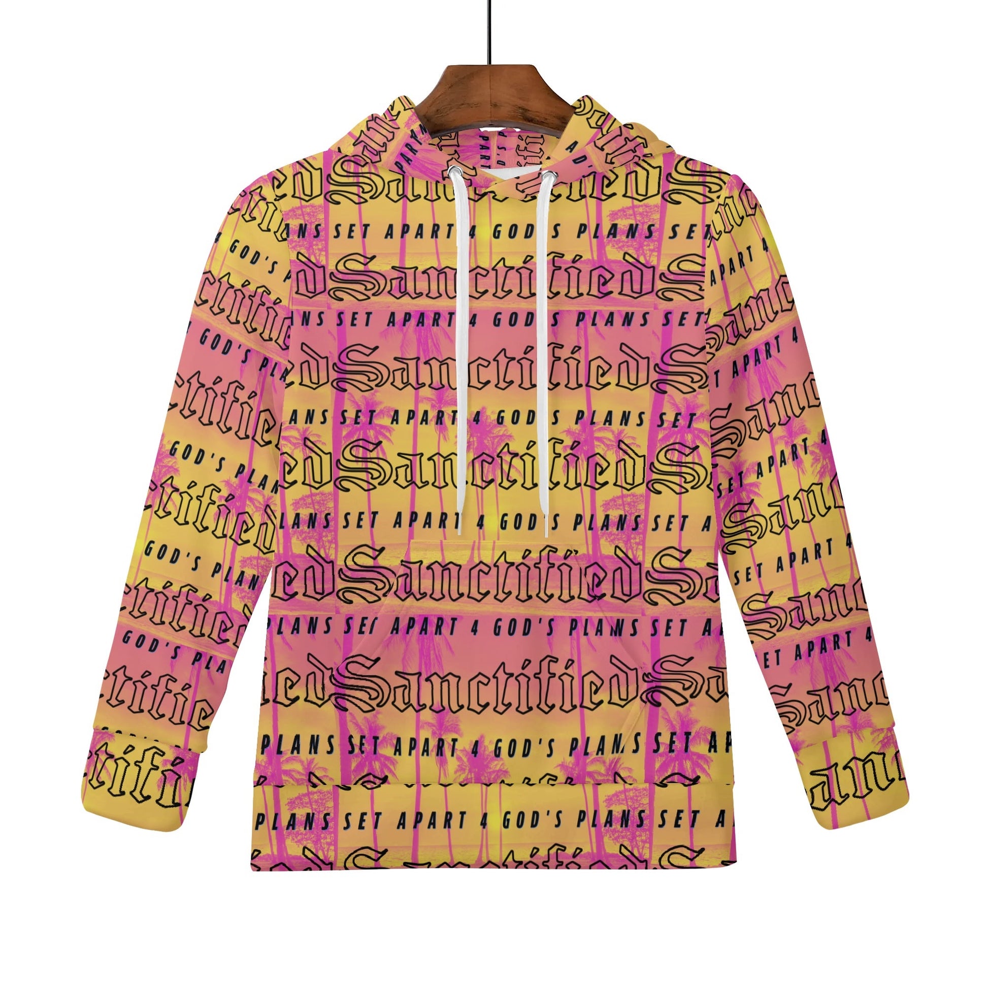 SANCTIFIED- Children All Over Print Warm Velvets Pair Of Hoodie, FREE SHIPPING