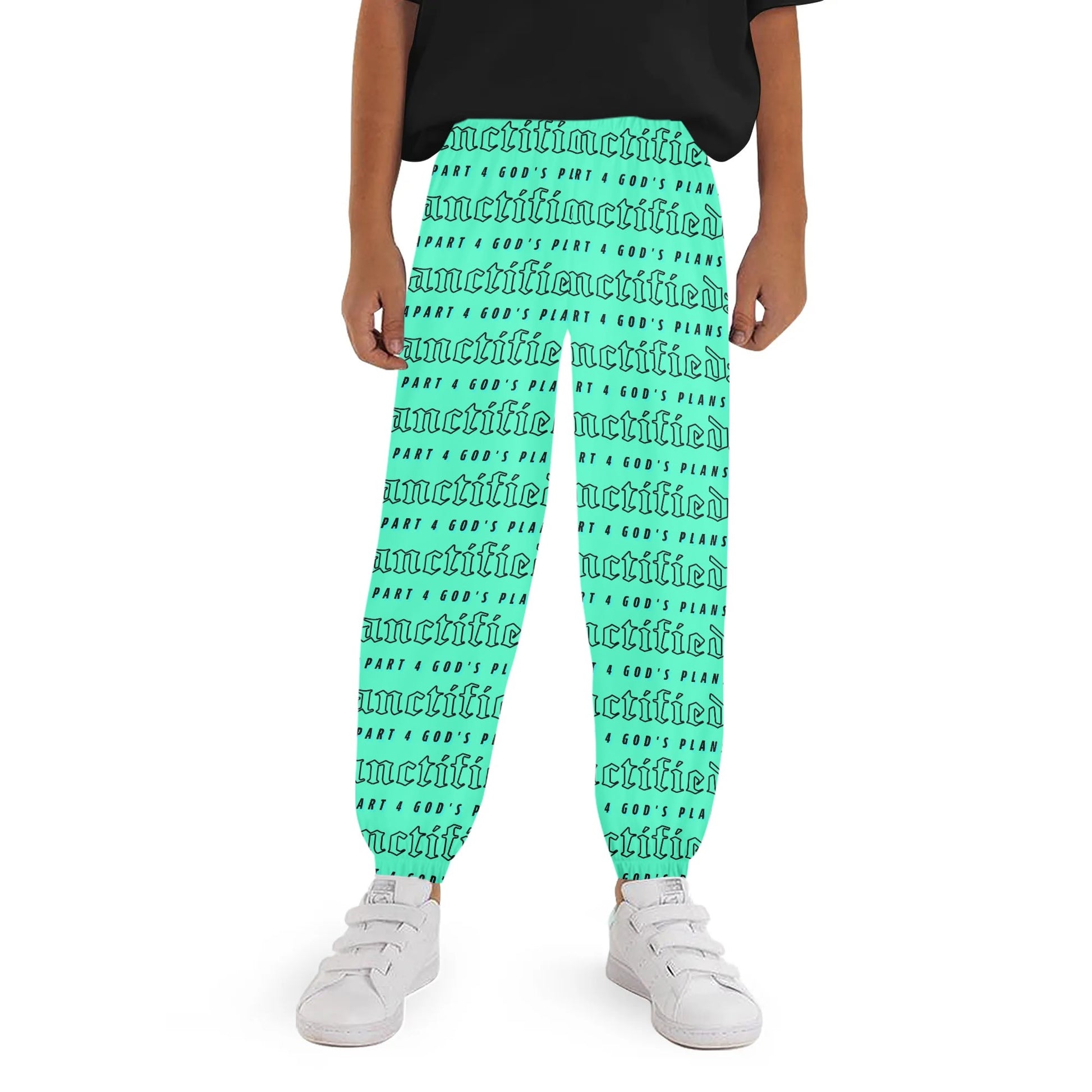 SANCTIFIED- Childrens Casual Long Pants Loose Sweatpants, FREE SHIPPING