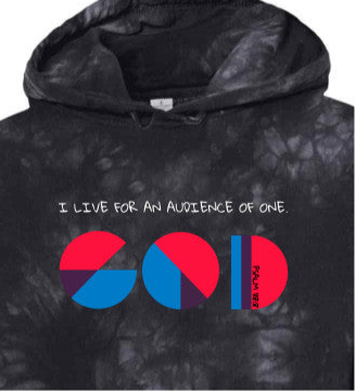 AUDIENCE OF 1- Midweight Tie-Dyed Hooded Sweatshirt
