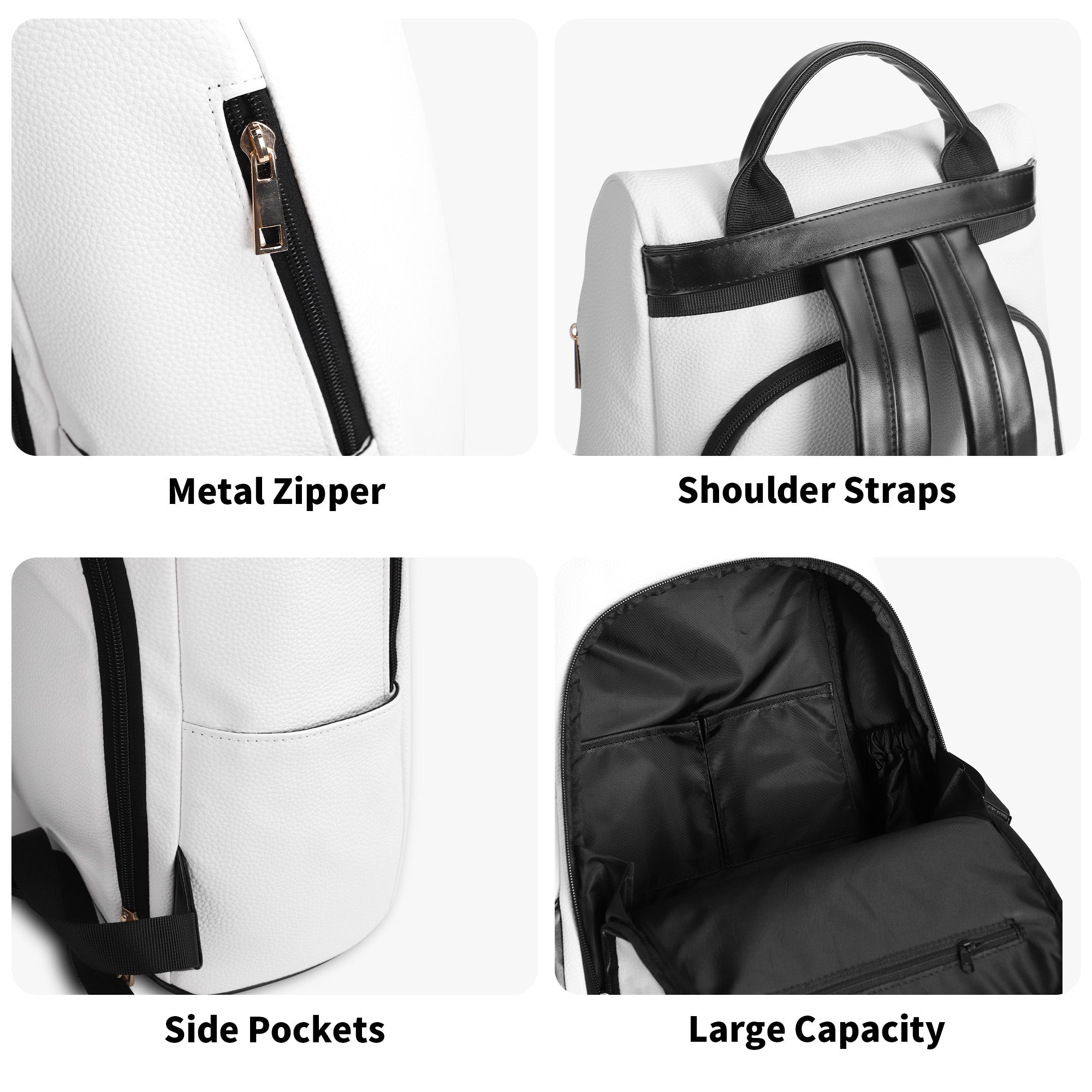 Walk by Faith- New Travel PU Daypack Anti-theft Backpack