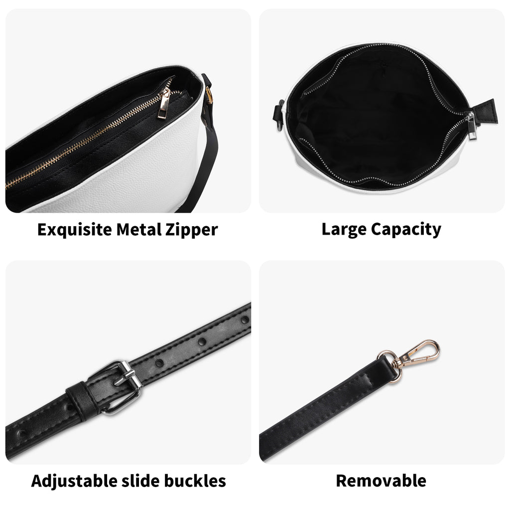 VIRTUOUS FOREVER- Womens PU Bucket Bag Shoulder Bag