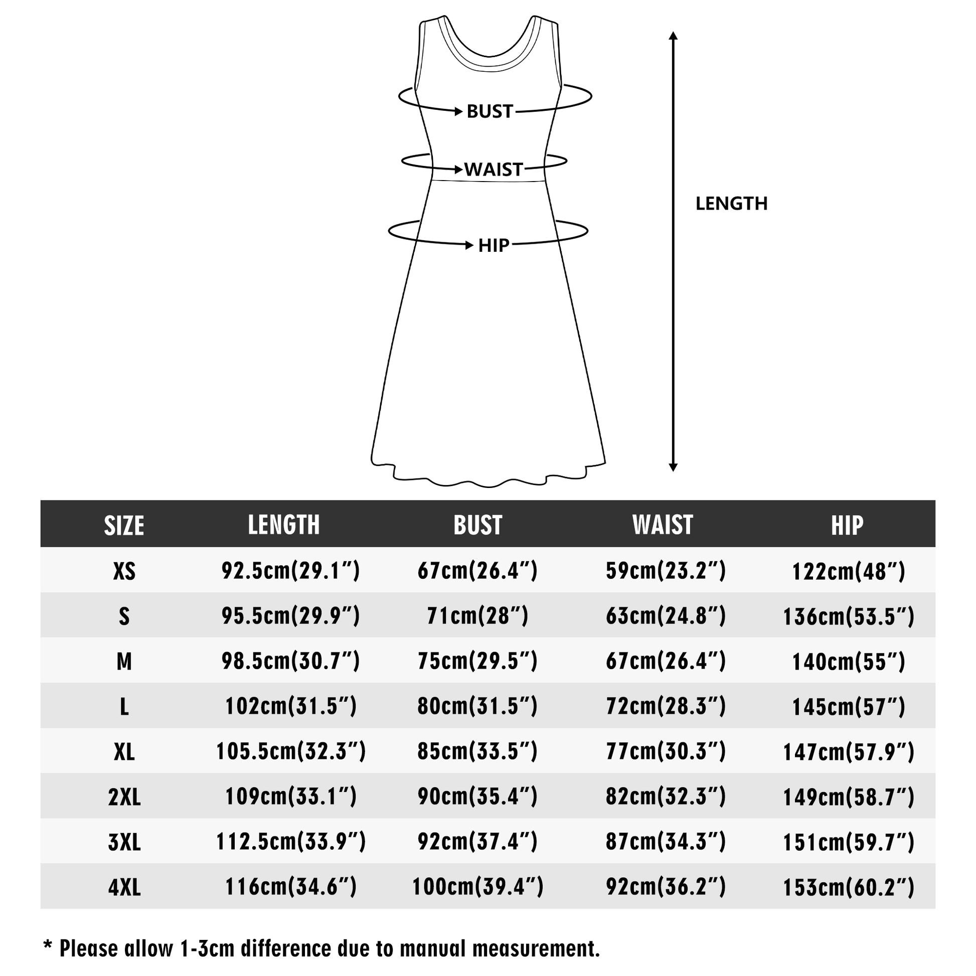 CROWN OF THORNS- Womens Tank Dress Midi Wrap Round Neck Sleeveless Sundress, FREE SHIPPING