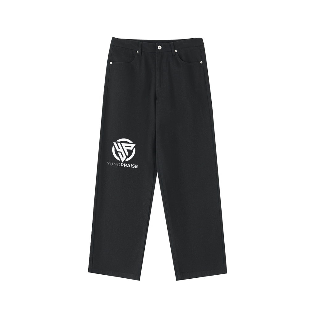 Heavyweight Cotton Straight-Leg Pants