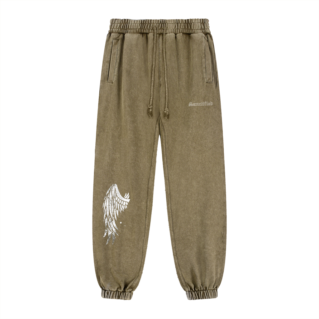 FEARLESS- Snow Wash Heavyweight Jogged Sweatpants