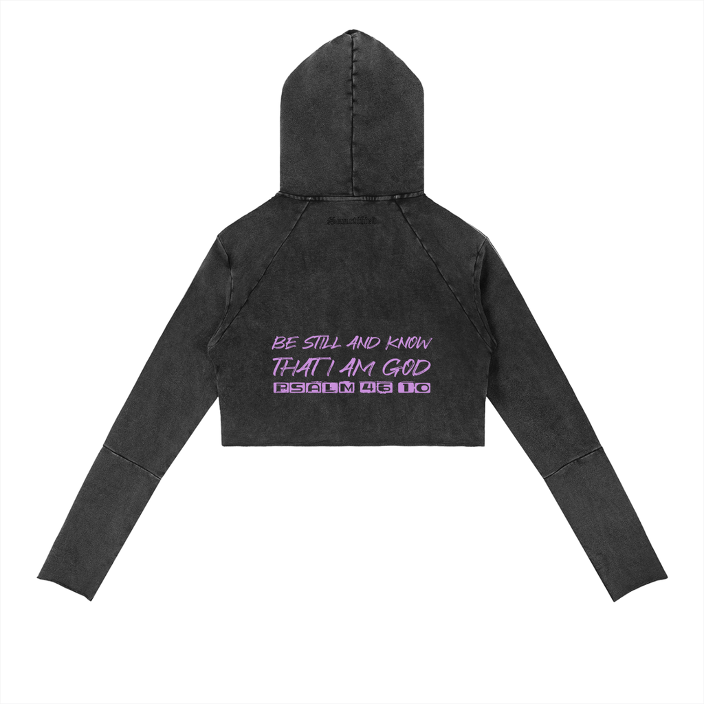 Rest is Warfare- Vintage Washed Raw Edge Hoodie