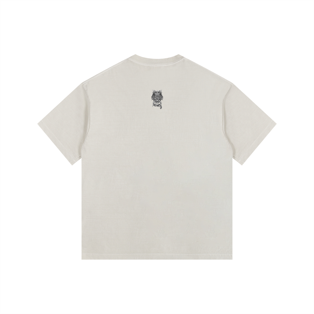 Vintage Washed Oversized Cotton T-Shirt