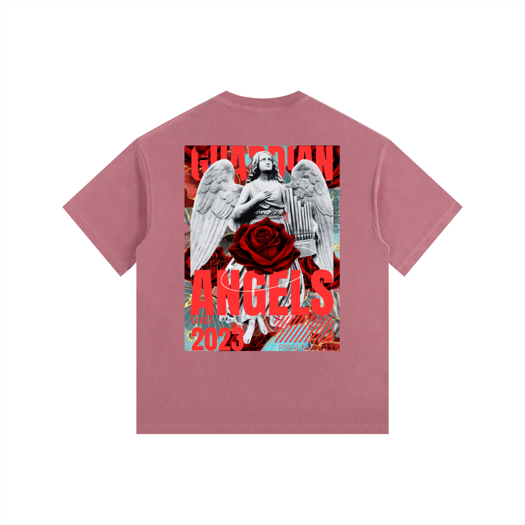 FEARLESS- Vintage Washed Oversized Cotton T-Shirt