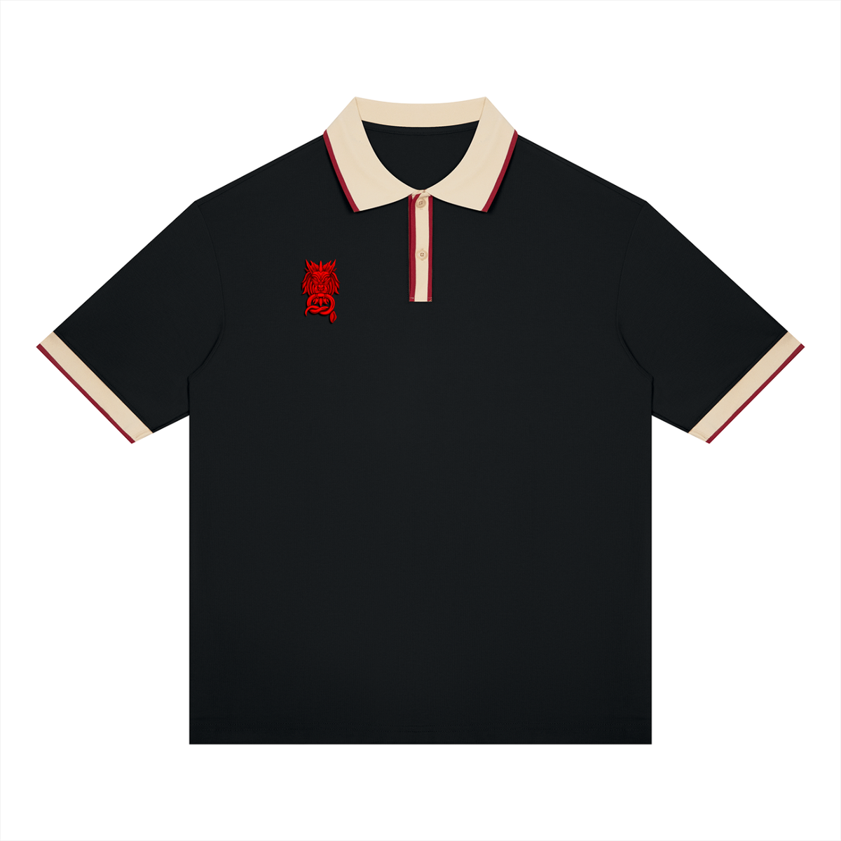 BOLD AS A LION- Unisex Color Block Polo Shirt