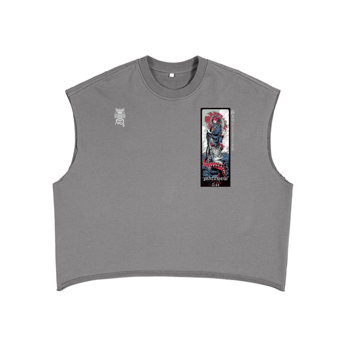 PRAY FOR YOUR ENEMIES- French Terry Boxy Tank Top