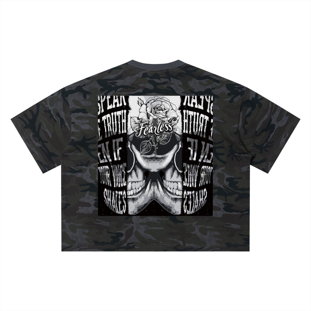 Unisex Camo Boxy T-Shirt