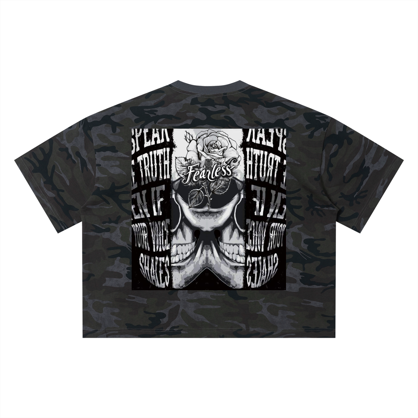 Unisex Camo Boxy T-Shirt