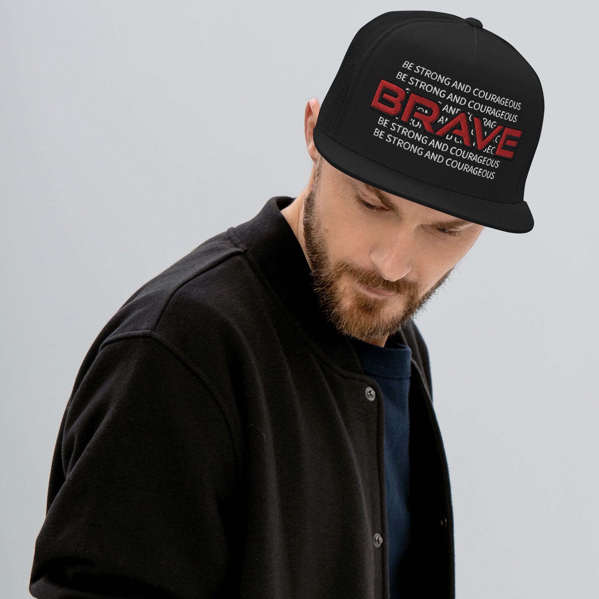 BE STRONG AND COURAGEOUS- Trucker Cap