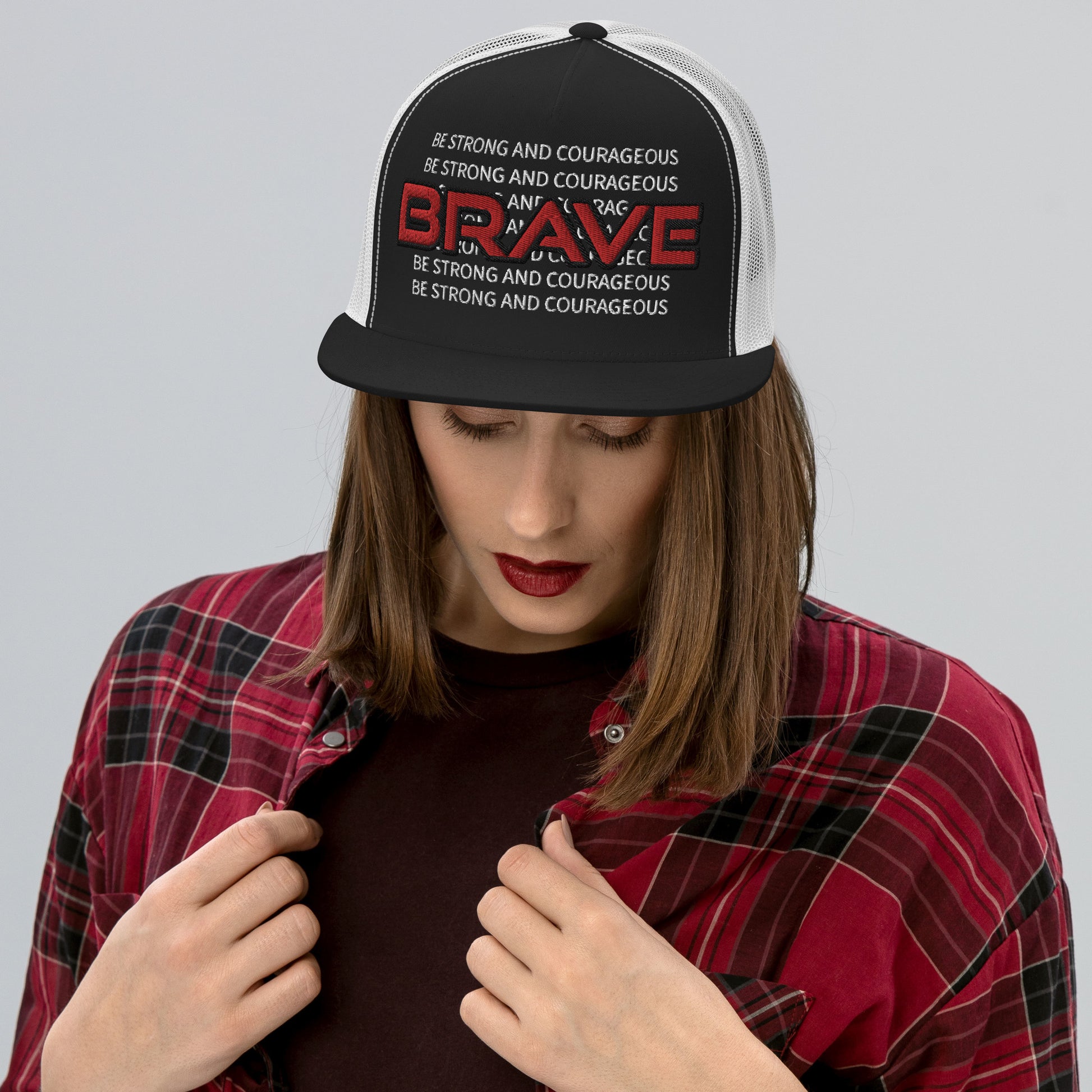BE STRONG AND COURAGEOUS- Trucker Cap